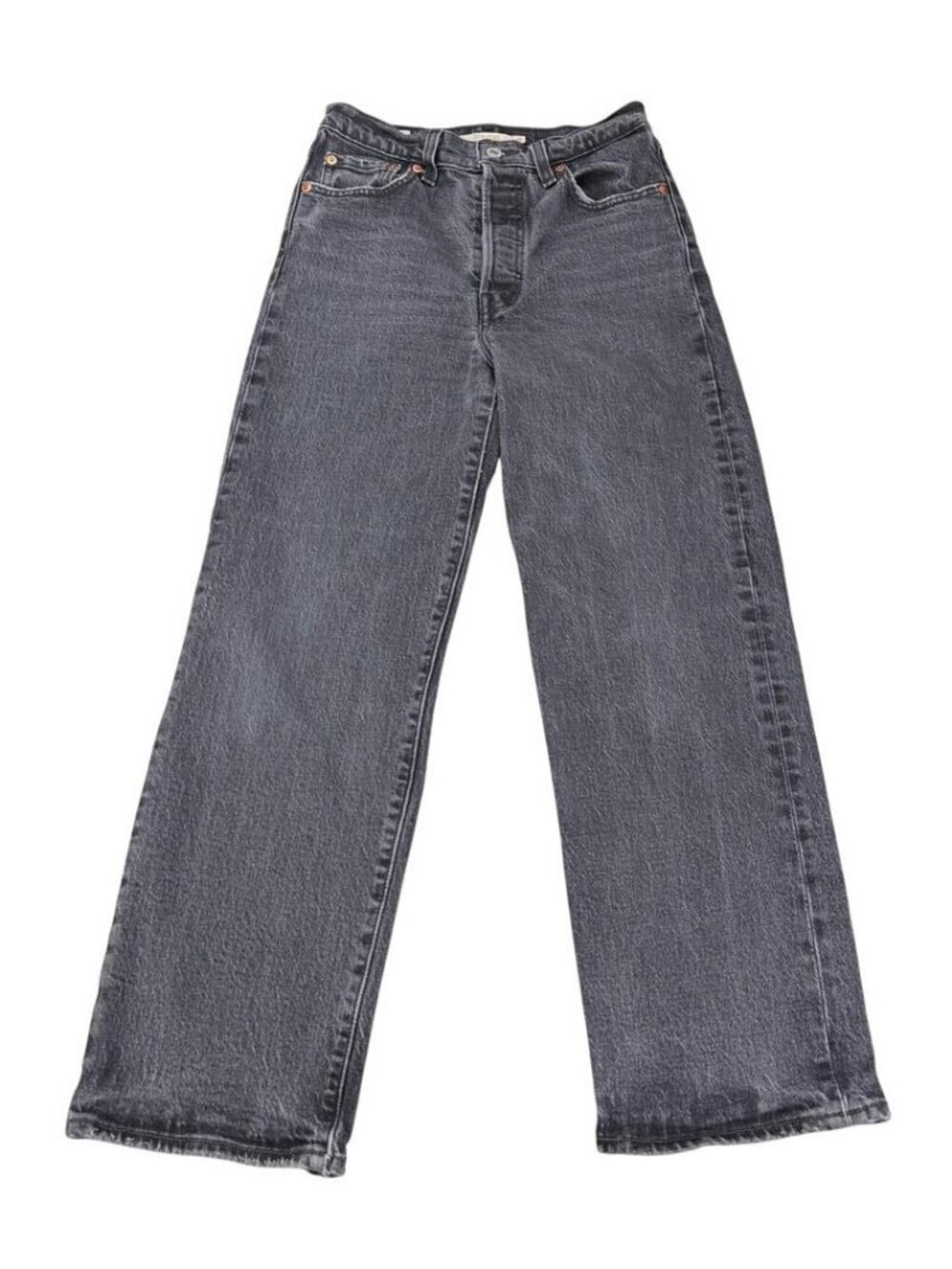 Levi’s Premium Ribcage Straight Leg Ankle Jeans Feelin Cagey 26 x 27 - Picture 2 of 9